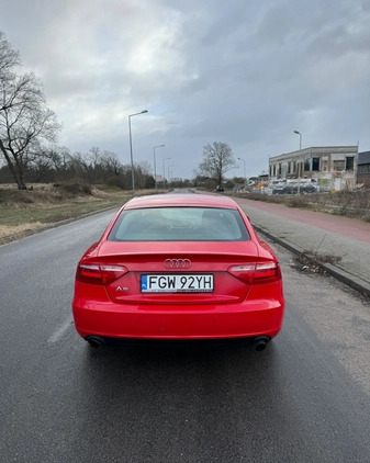 Audi A5 cena 19999 przebieg: 109000, rok produkcji 2010 z Leżajsk małe 37